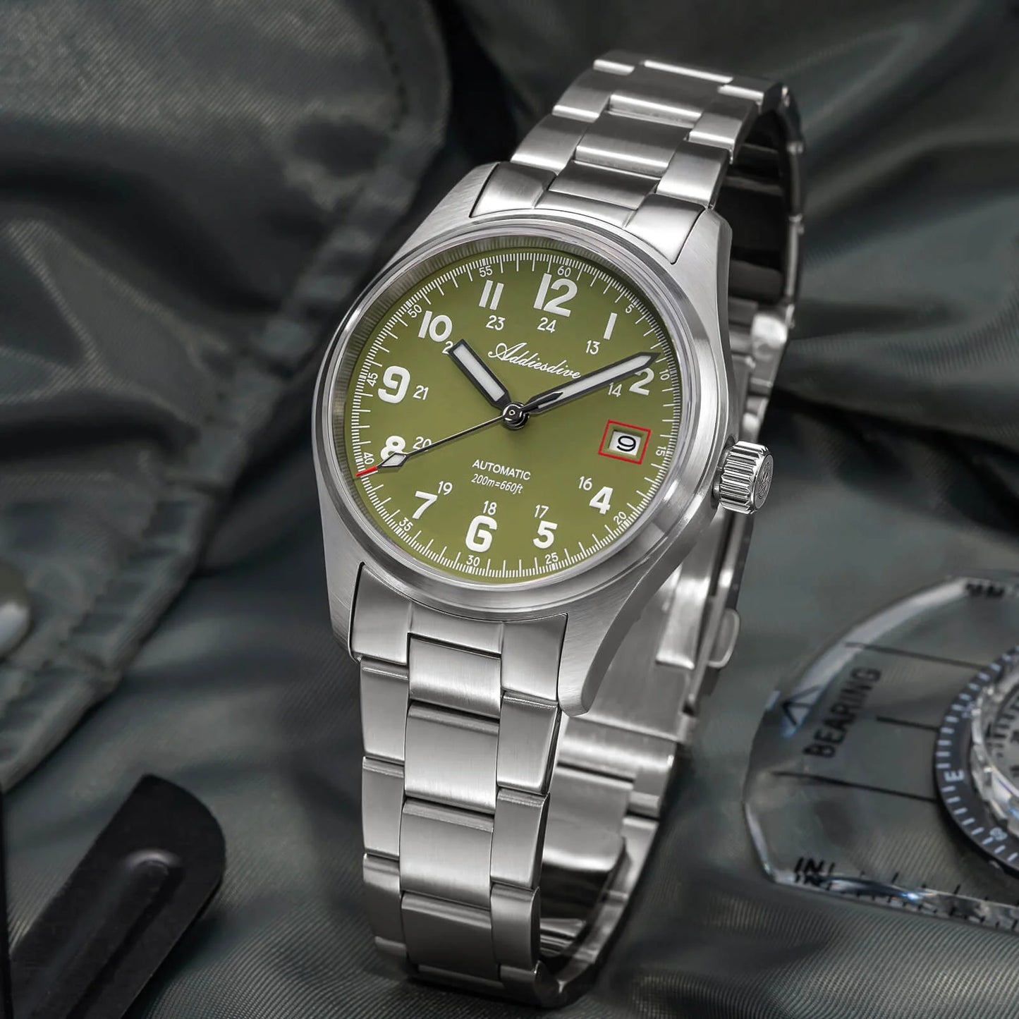 ADDIESDIVE AD2070 - 39mm - Zelena
