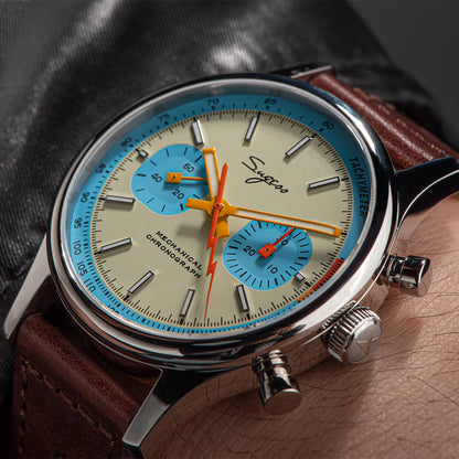 Sugess Chrono Heritage S387 - Pilot - 40mm