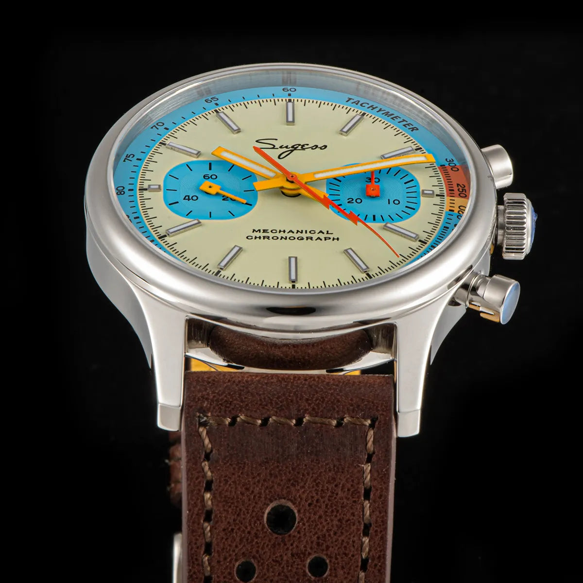 Sugess Chrono Heritage S387 - Pilot - 40mm