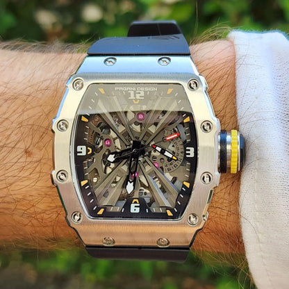 PAGANI DESIGN PD-1738 - 42mm - Crna - Richard Mille Homage