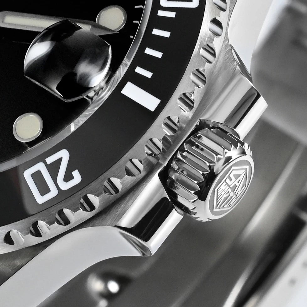 San Martin SN017 Sub Diver - 40.5mm - Crna - Rolex Submariner Homage