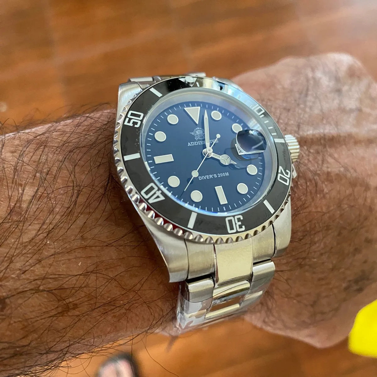 ADDIESDIVE  MY-H3 - 41mm - Crna - Rolex Submariner Homage