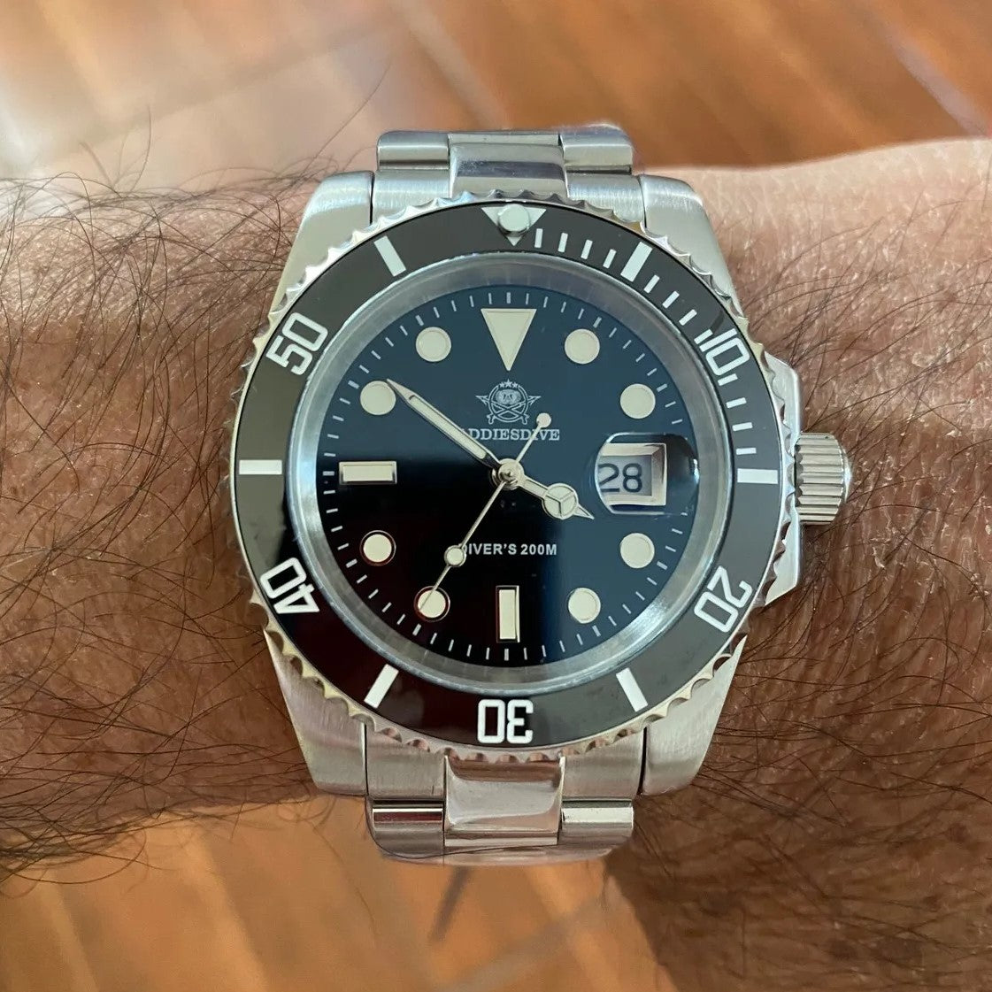 ADDIESDIVE  MY-H3 - 41mm - Crna - Rolex Submariner Homage