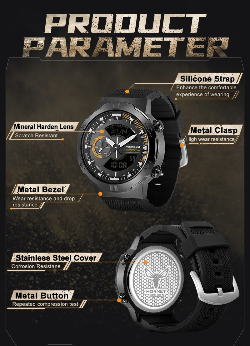 NORTH EDGE HORNET - 48mm - Crna