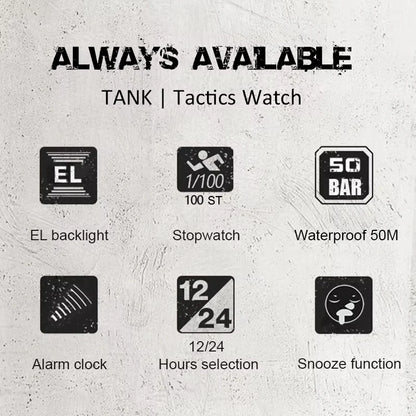 NORTH EDGE TANK - 51mm - Crna