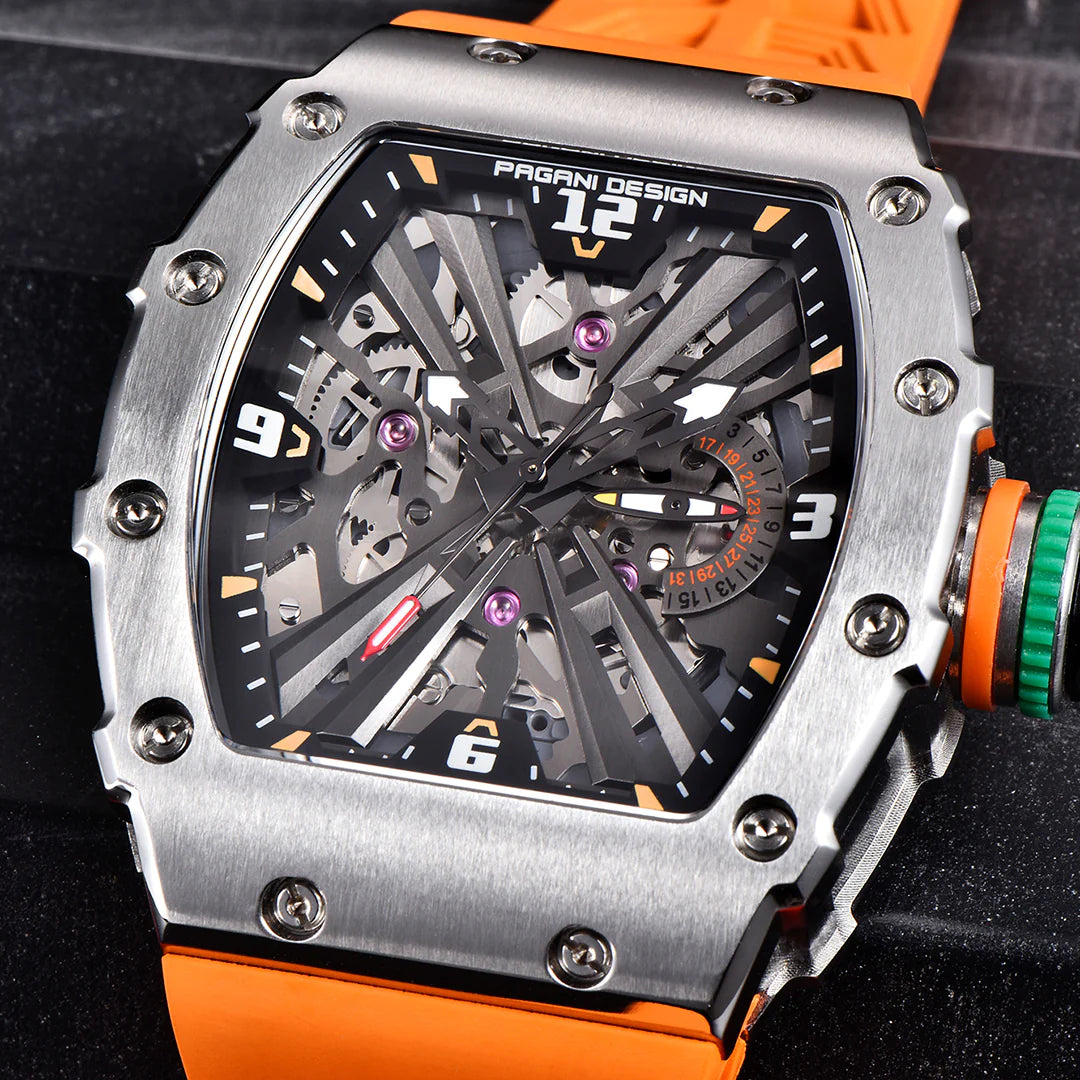 PAGANI DESIGN PD-1738 - 42mm - Narandžasta - Richard Mille Homage