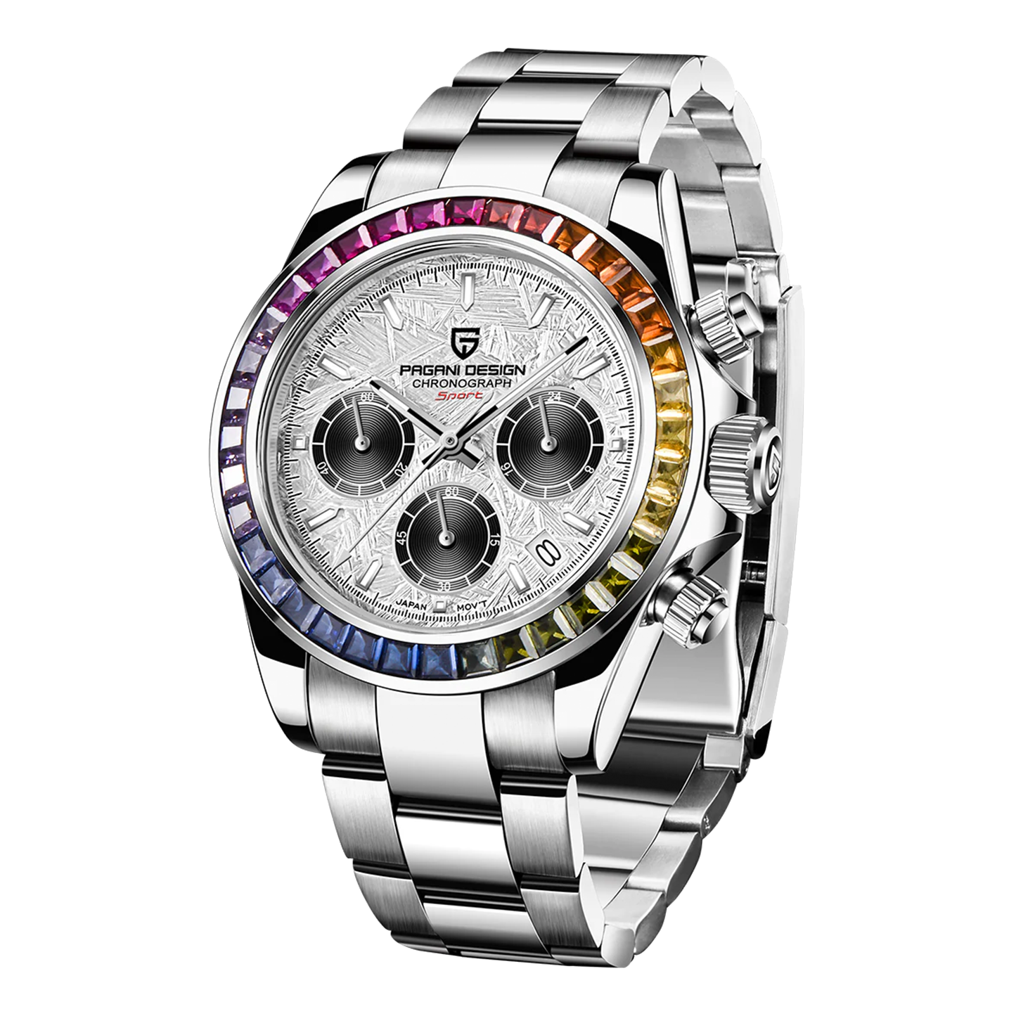 PAGANI DESIGN PD-1644 Sport - 40mm - RAINBOW - Rolex Daytona Homage