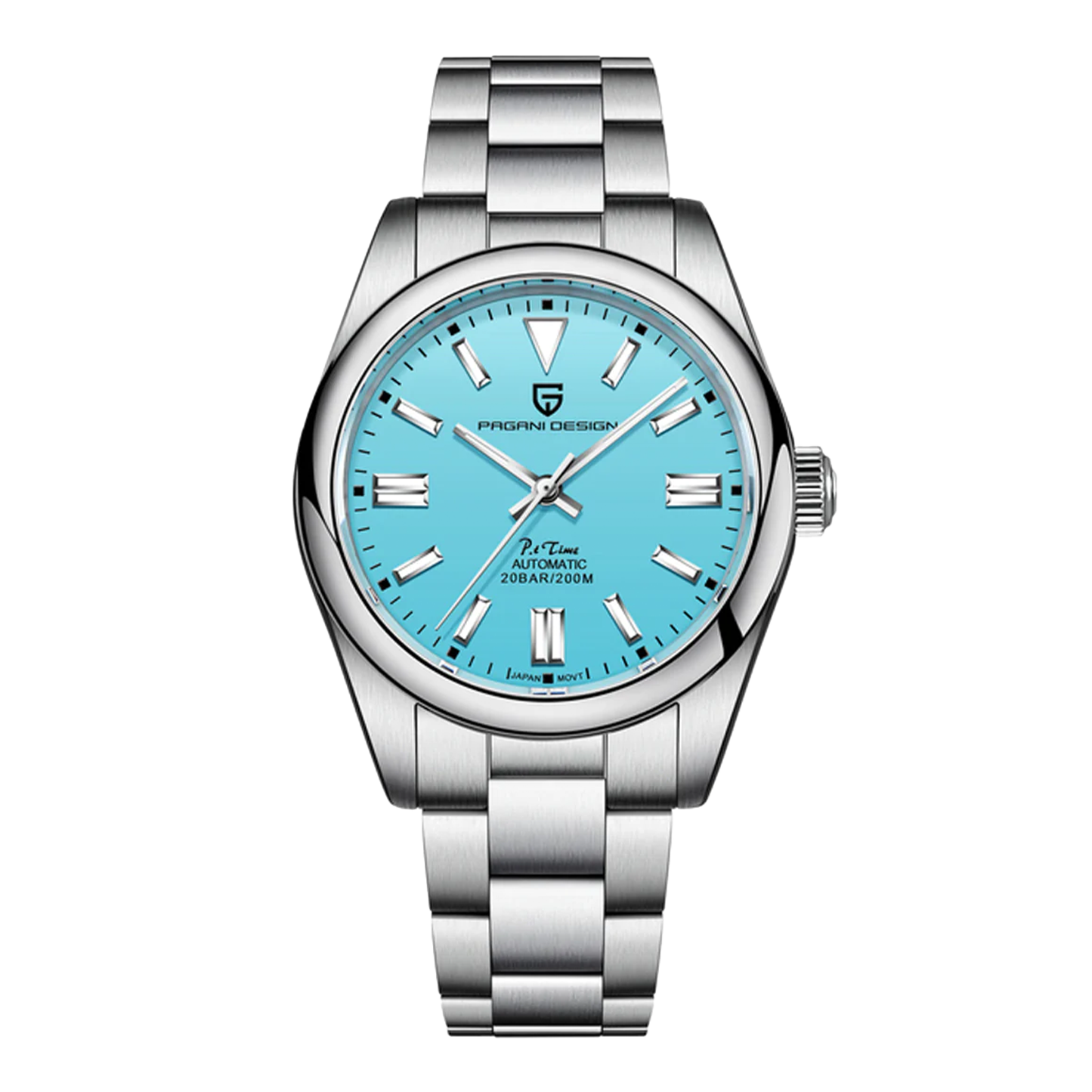 PAGANI DESIGN PD-1690 - 39.7mm - Tiffany Plava - Rolex Oyster Perpetual Homage