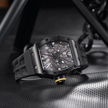 PAGANI DESIGN PD-1738 - 42mm - Crna/Crna - Richard Mille Homage