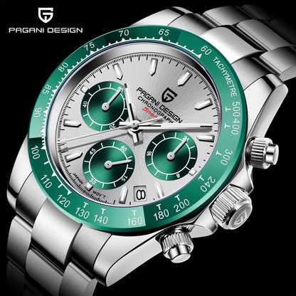 PAGANI DESIGN PD-1644 Sport - 40mm - Zelena