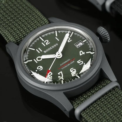 Boderry Landmaster A14T - 38mm - Zelena - Titanium