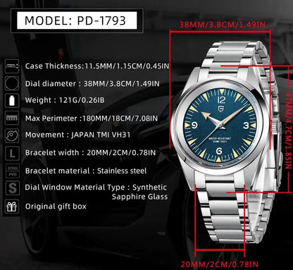 PAGANI DESIGN PD-1793 - 38mm - Braon