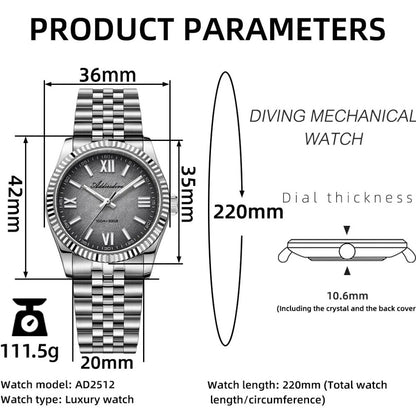 ADDIESDIVE AD2512 - 36mm - Siva