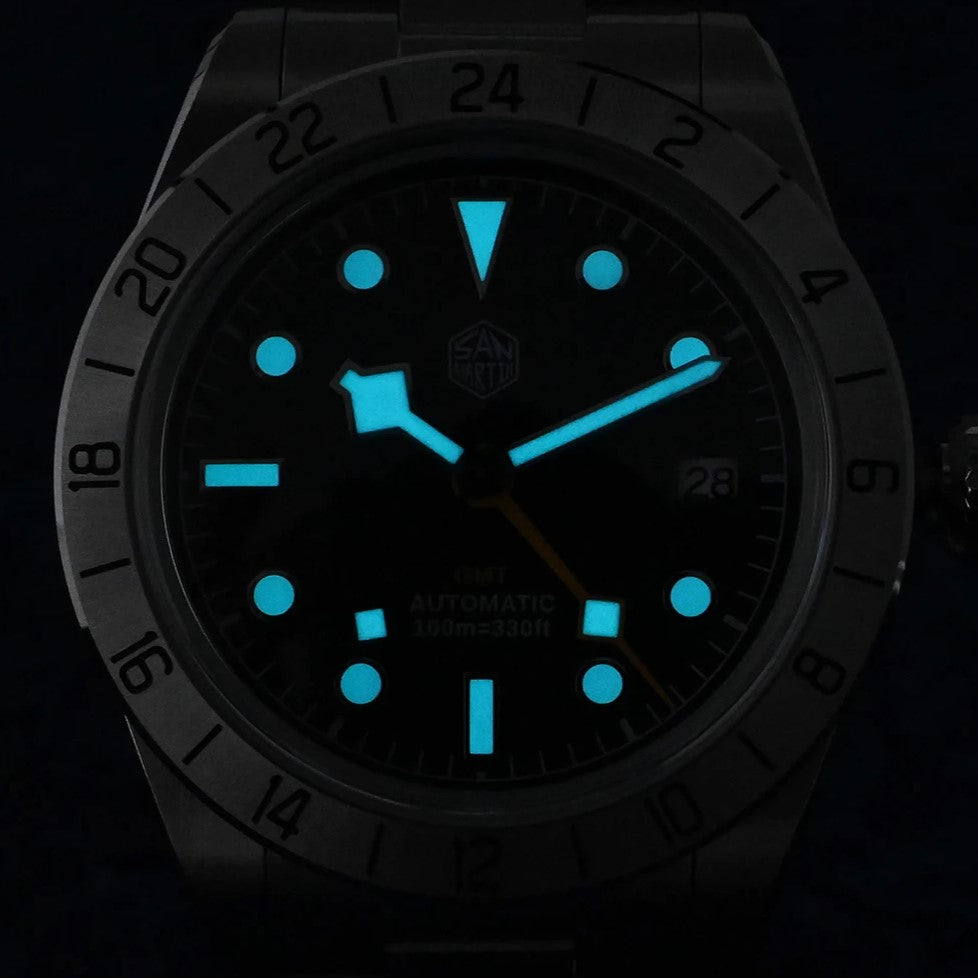 San Martin SN0054 - 39mm - Crna - TUDOR Black Bay Pro