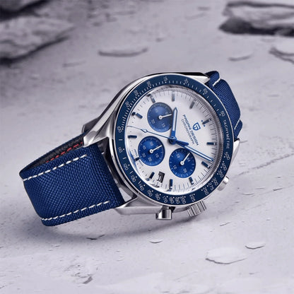 PAGANI DESIGN PD-1701 - 40mm - Plava - Omega Speedmaster Moonwatch Homage