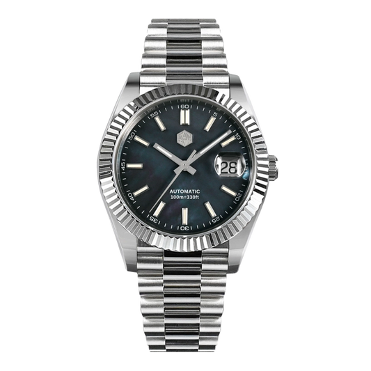 San Martin SN0059-G V2 - 40mm - MOP Plava - Rolex Datejust Homage