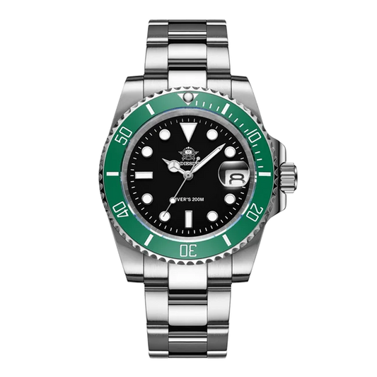 ADDIESDIVE  MY-H3 - 41mm - Crno/Zelena - Rolex Submariner Homage