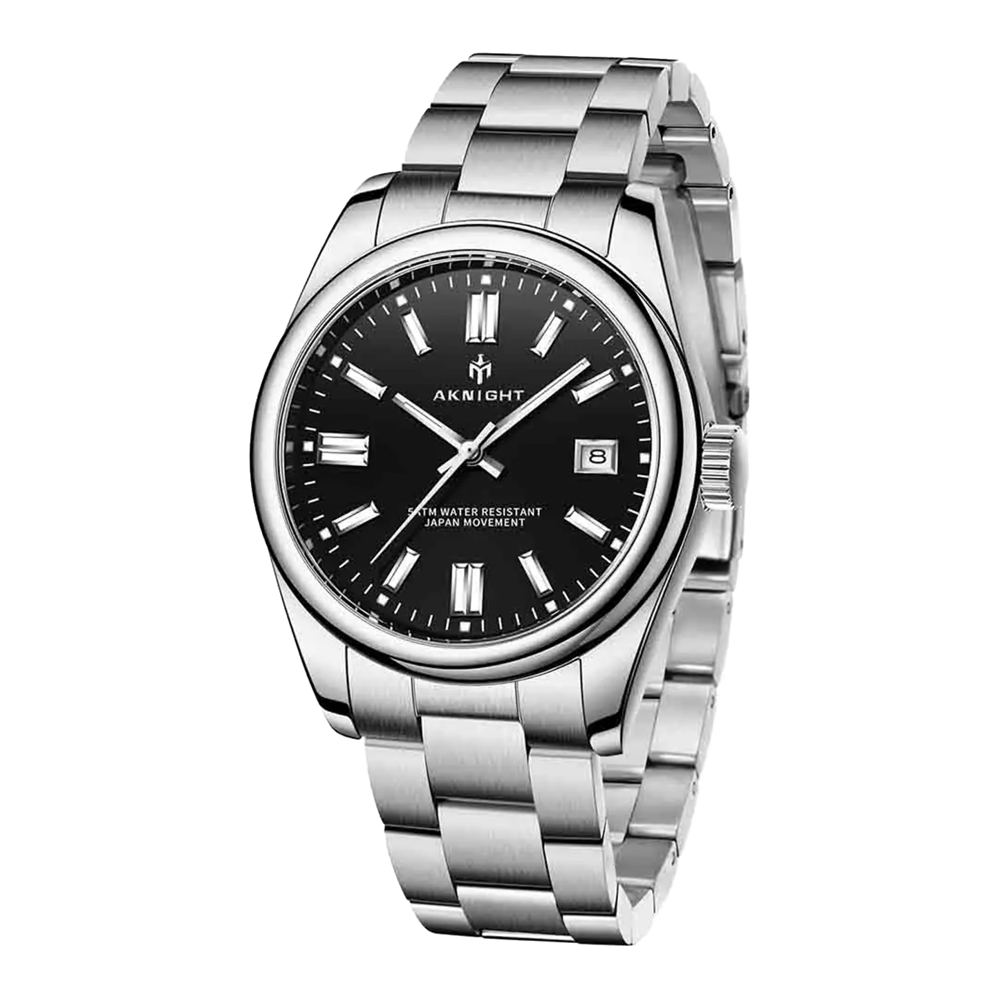 AKNIGHT AK-5185 - 39mm - Crna - Rolex OP Homage