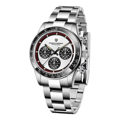 PAGANI DESIGN PD-1676 - 40mm - Beli/Panda - Rolex Daytona Paul Newman Homage