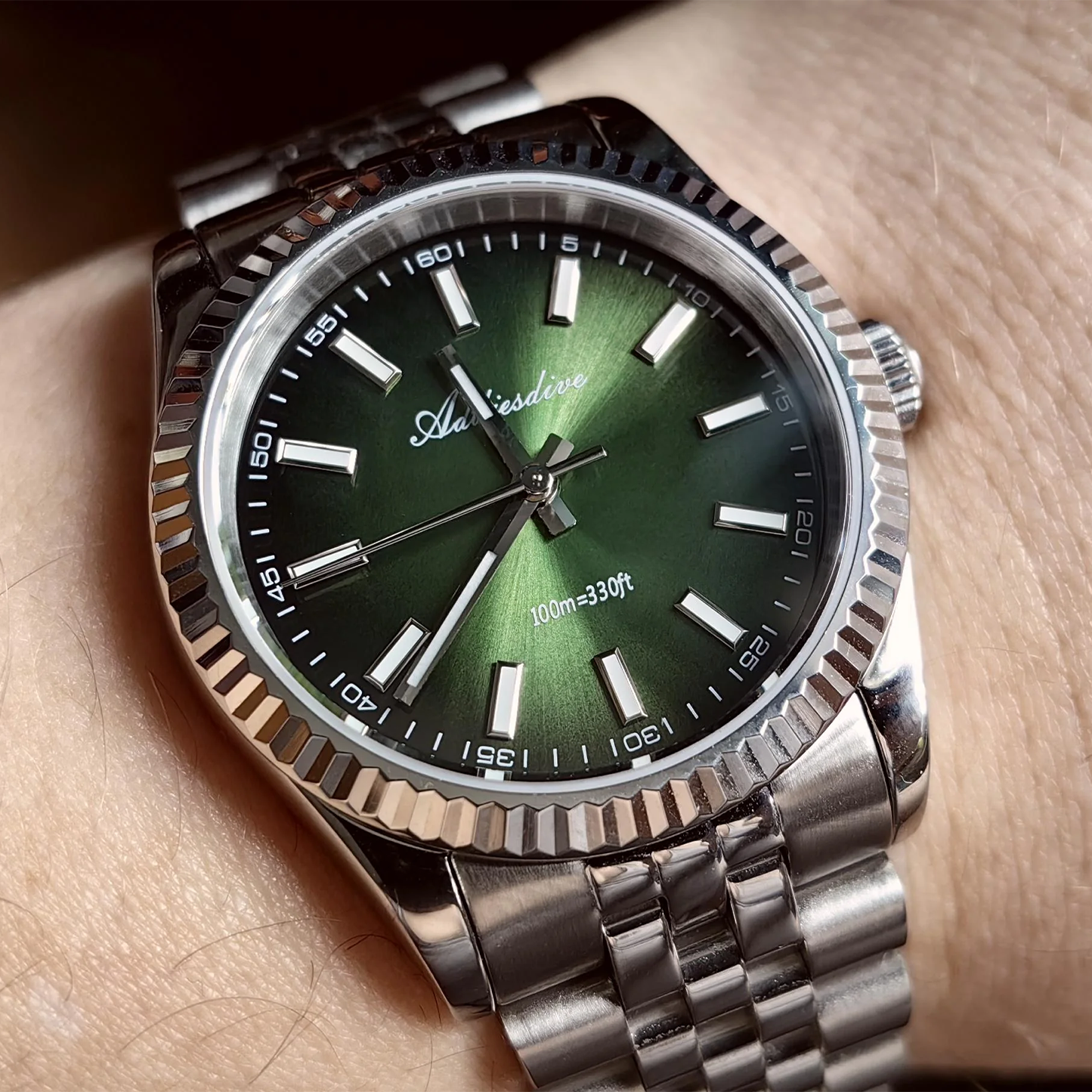 ADDIESDIVE AD2073 - 36mm - Zelena