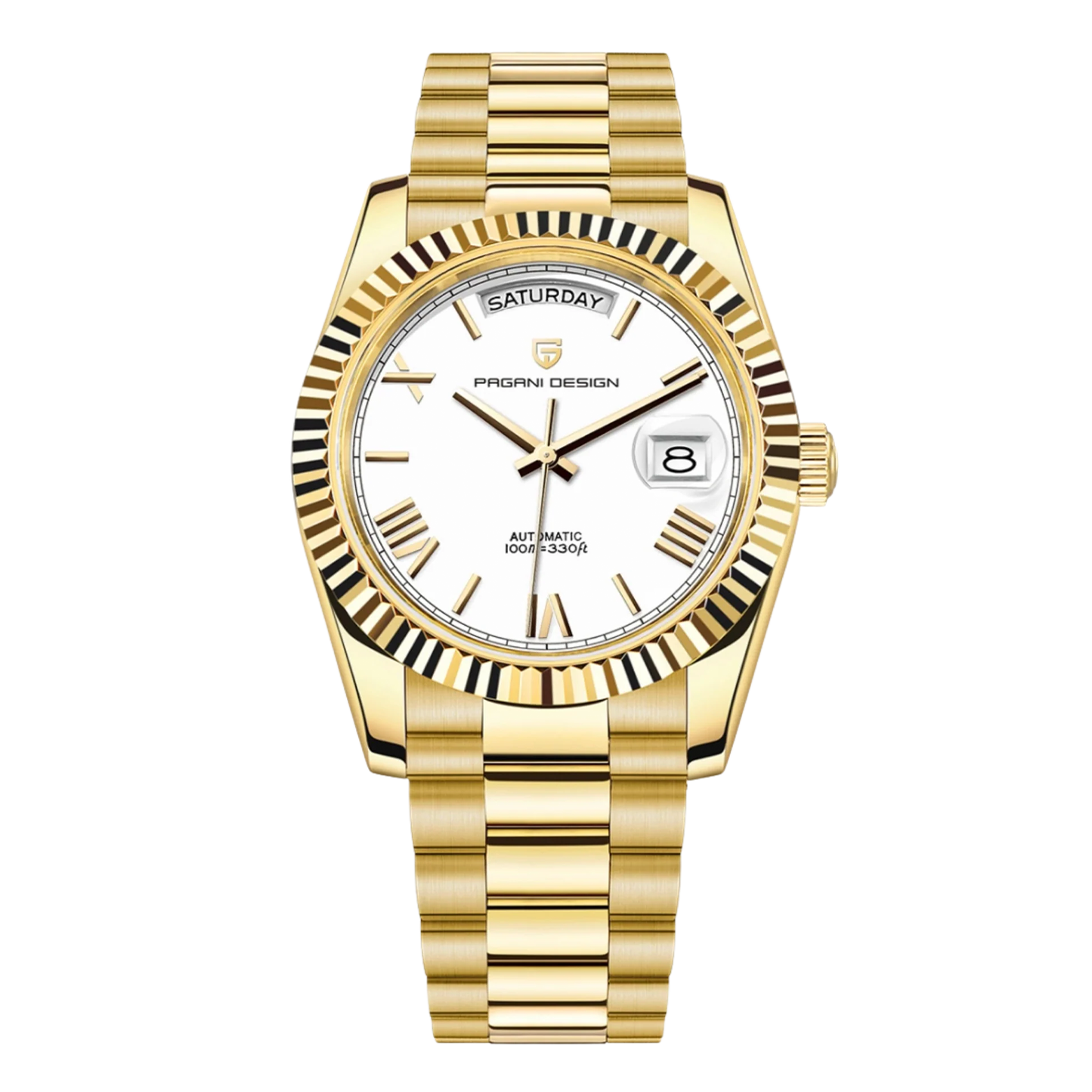 PAGANI DESIGN PD-1783 - 40mm - Zlatna / Bela