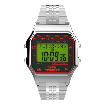 TIMEX T80 TW2V30000U8 - 34mm - Space Invaders Limited Edition