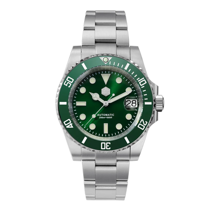 San Martin SN017 Sub Diver - 40.5mm - Zelena - Rolex Submariner Homage