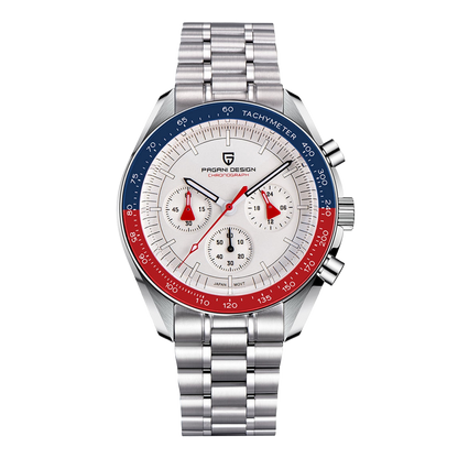 PAGANI DESIGN PD-1701 - 40mm - Pepsi - Omega Speedmaster Moonwatch Homage