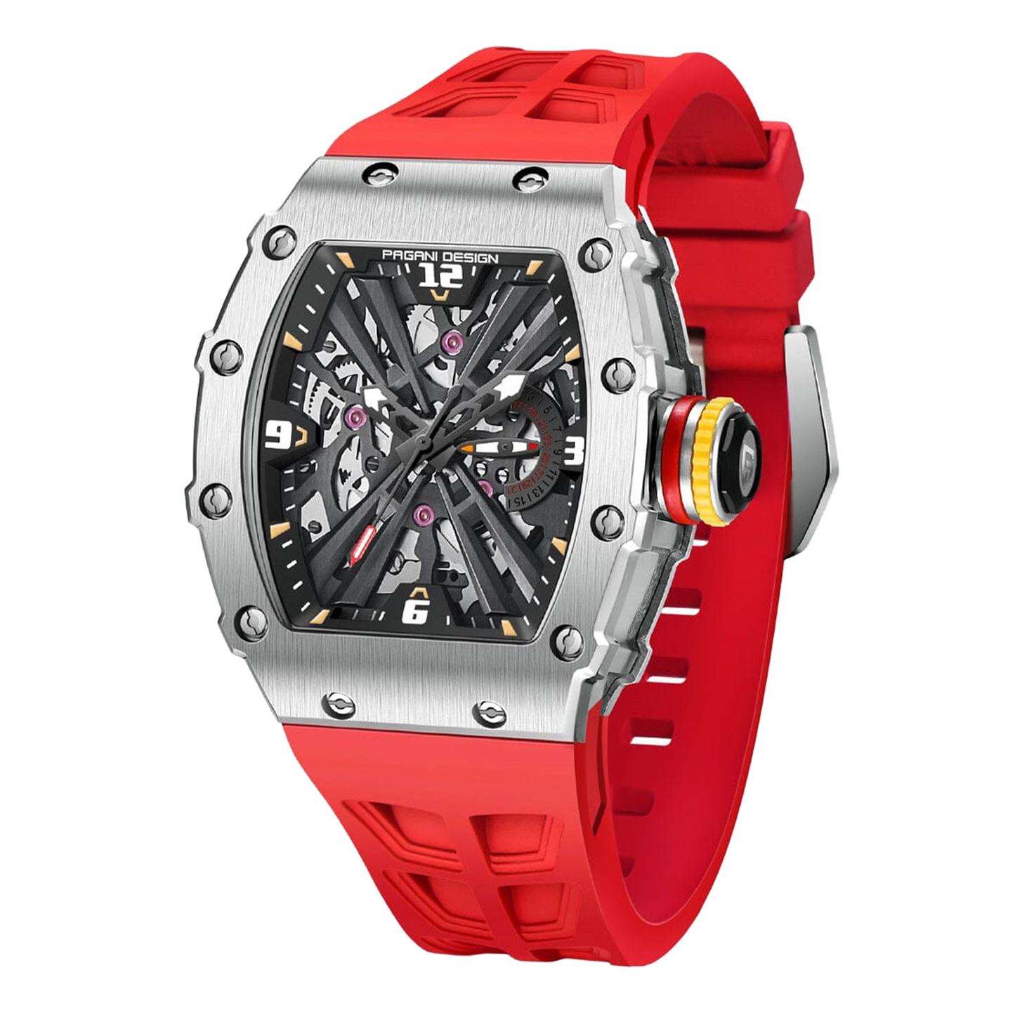 PAGANI DESIGN PD-1738 - 42mm - Crvena - Richard Mille Homage