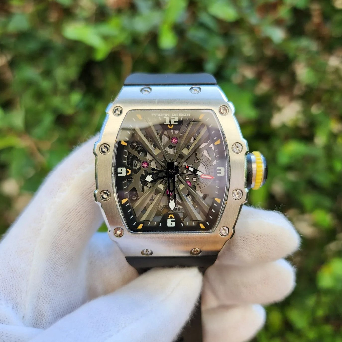 PAGANI DESIGN PD-1738 - 42mm - Crna - Richard Mille Homage