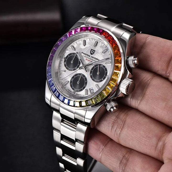 PAGANI DESIGN PD-1644 Sport - 40mm - RAINBOW - Rolex Daytona Homage