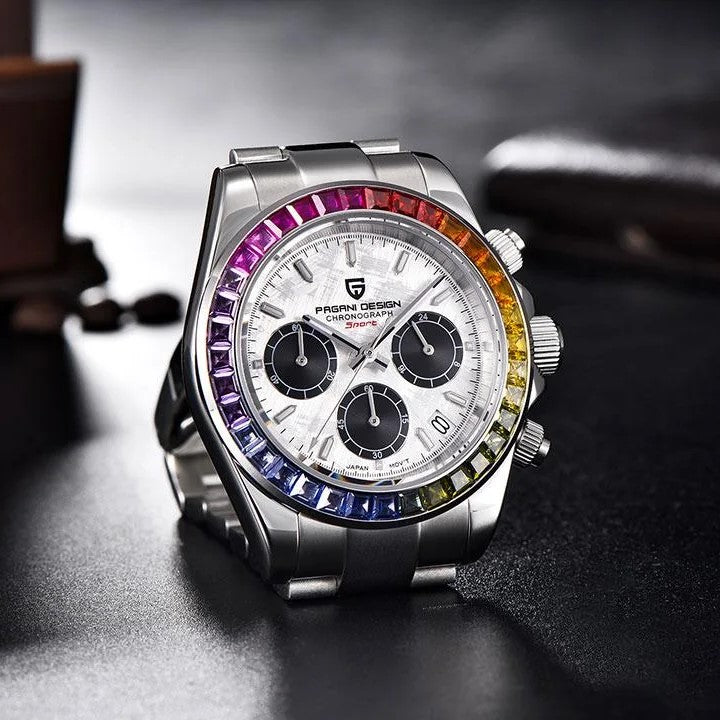 PAGANI DESIGN PD-1644 Sport - 40mm - RAINBOW - Rolex Daytona Homage