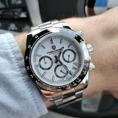 PAGANI DESIGN PD-1644 Sport - 40mm - Beli/Panda - Rolex Daytona Homage